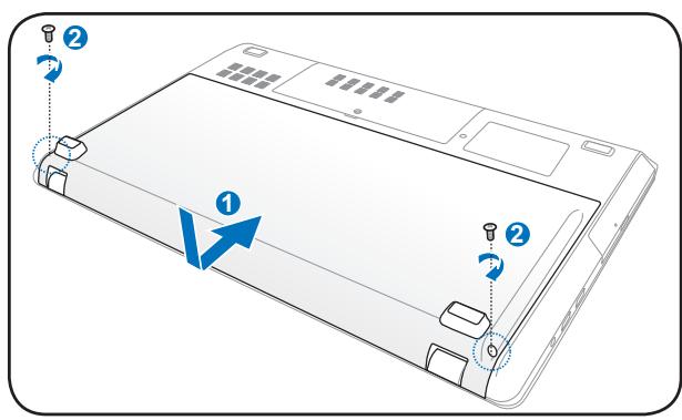 ASUS R900VJ-YZ103H - Installing the primary 3.5" hard disk drive - 3