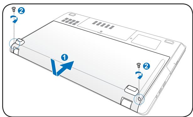 ASUS R900VJ-YZ105H - Installing the primary 3.5" hard disk drive - 3