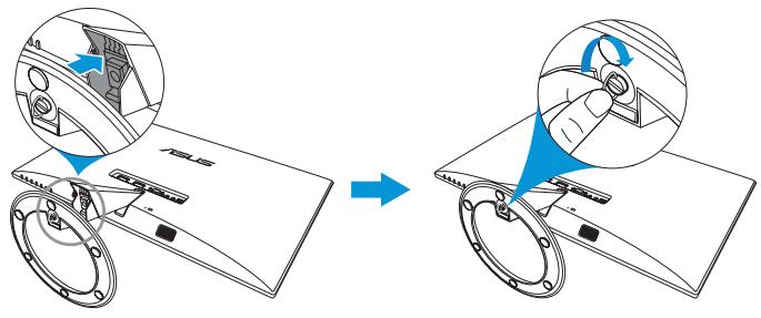 ASUS VX238H LED - Pour assembler la base du moniteur : - 2
