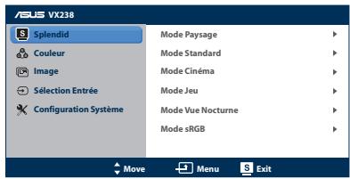 ASUS VX238H LED - Reconfiguration - 1