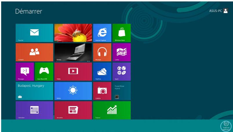 ASUS X75VD-TY181H - Accéder à l'écran complet des applications - 3
