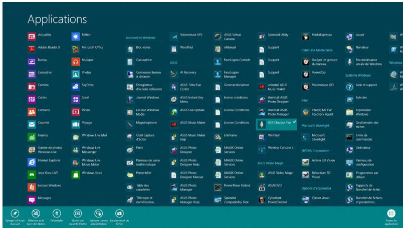 ASUS X75VD-TY181H - Ajouter une application à l'écran d'accueil - 2