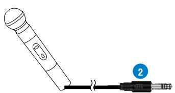ASUS XONAR ESSENCE ST - Connecting a microphone - 1