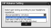 ASUS XONAR ESSENCE ST - HP Advanced Setting - 1
