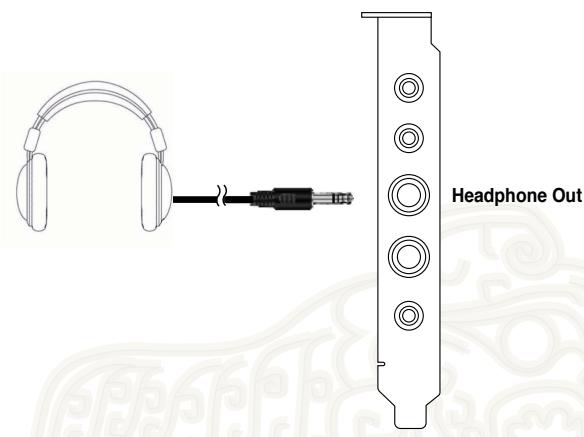 ASUS XONAR ESSENCE ST - Connecting stereo headphones - 1