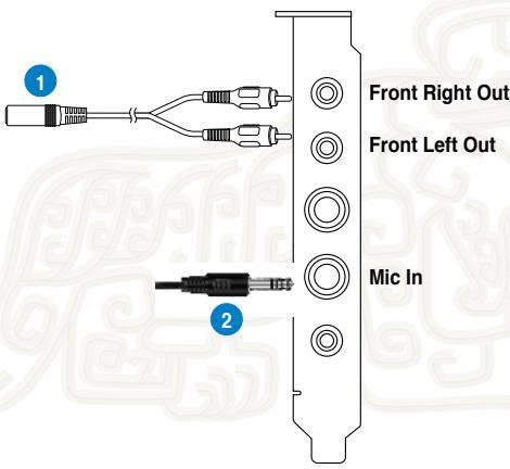 ASUS XONAR ESSENCE ST - Connecting a microphone - 3