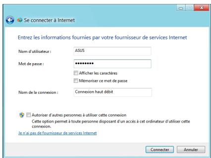 ASUS ET2221INTH-B024K - Configurer une connexion réseau pppoe ou à adressée IP dynamique - 7