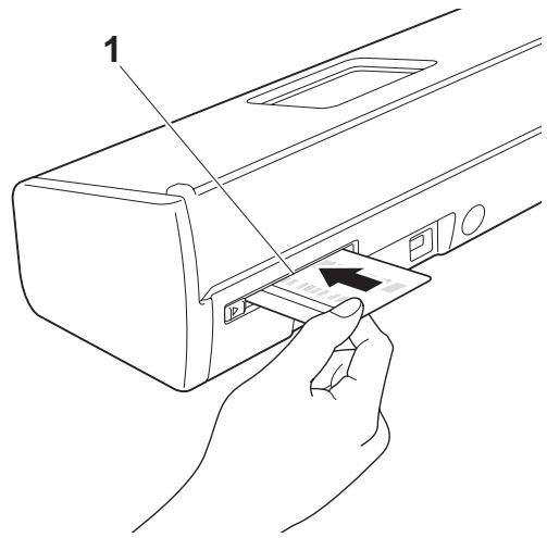 BROTHER ADS1100WUN1 - Chargement d'une carte plastifiée - 2