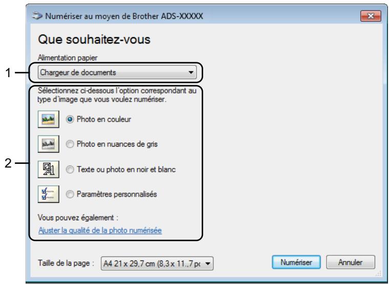 BROTHER ADS1100WUN1 - Paramètres du pilote WIA - 1