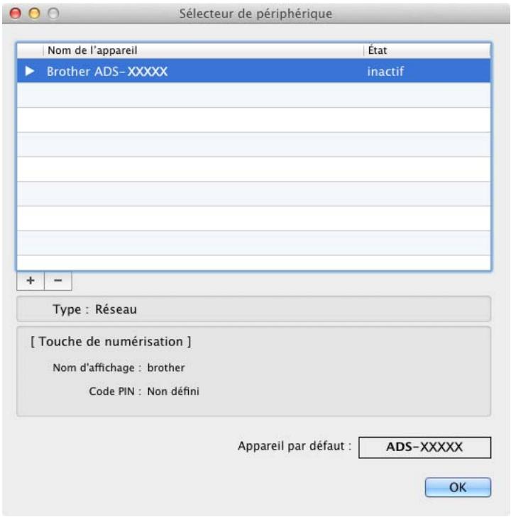 BROTHER ADS1100WUN1 - Configuration de la numérisation réseau pour Macintosh - 2