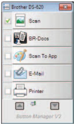 BROTHER DS720D - Pour afficher l'icone de raccourci et lancer Button Manager V2 depuis la barre d'etat système - 1