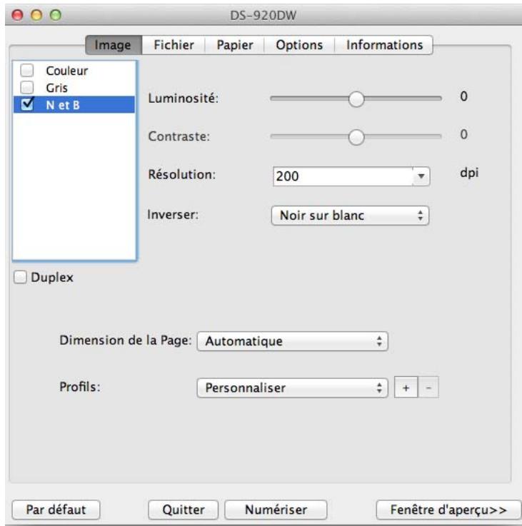 BROTHER DS920DW - Utilisation de DSmobileCapture (Macintosh) - 1