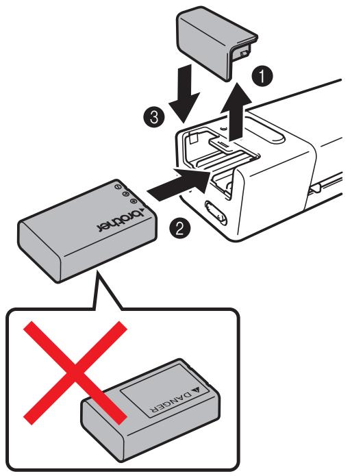 BROTHER DS920DW - Installation de la batterie - 1
