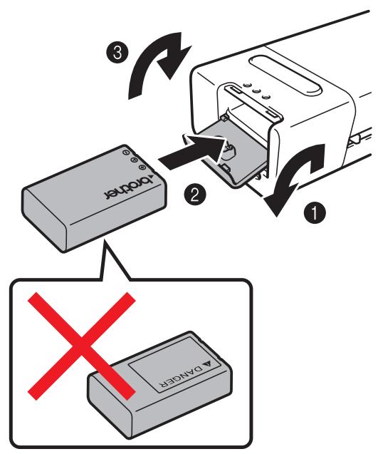 BROTHER DS920DW - Installation de la batterie - 2
