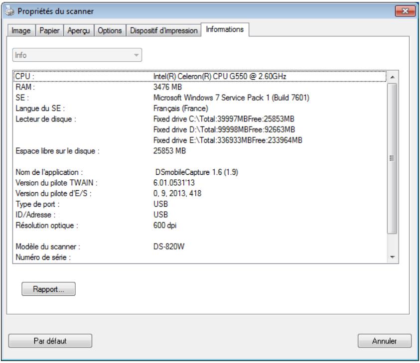 BROTHER DS-920DW - Informations - 1