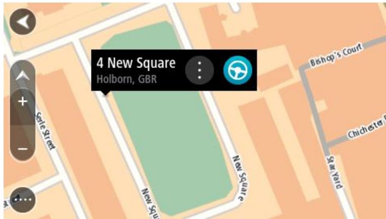 TOMTOM GO 6000 - Planifier un parcours à l'aide de la carte - 2