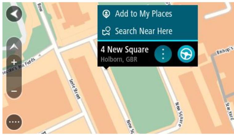 TOMTOM GO 6000 - Planifier un parcours à l'aide de la carte - 4