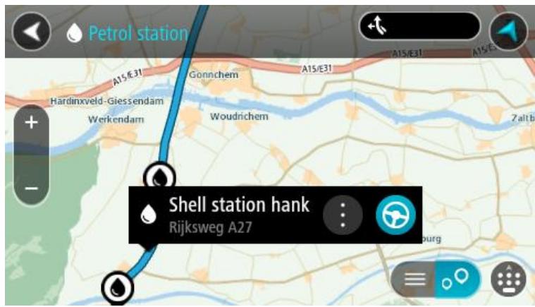 TOMTOM GO 6000 TRUCKER - Sélectionnez Station service. - 6
