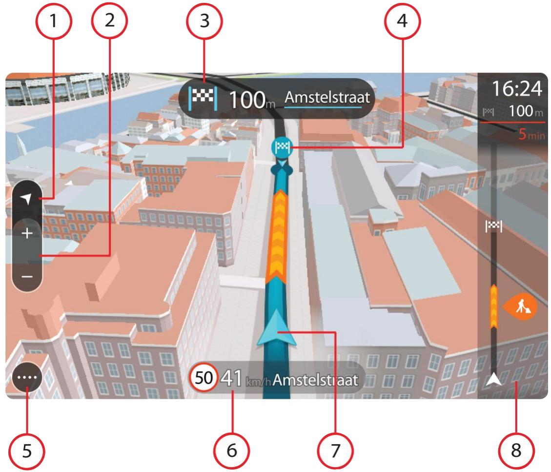 TOMTOM GO 6000 TRUCKER - Le mode guidage - 1