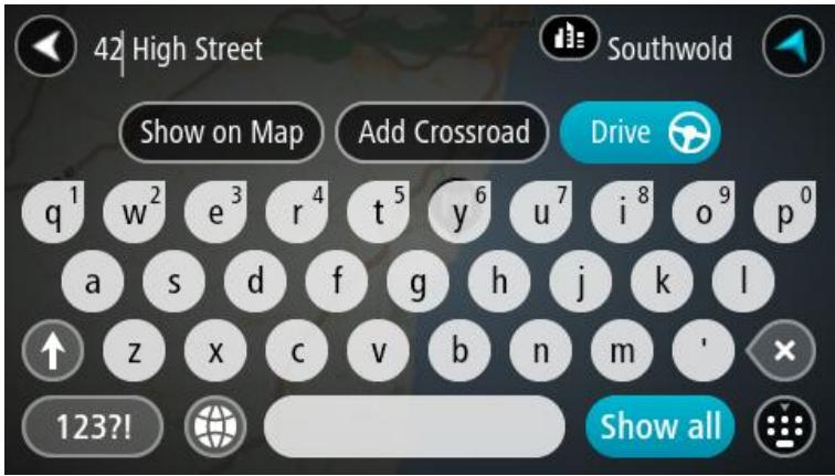 TOMTOM GO 6000 TRUCKER - Planifier un parcours à l'aide de la fonction de recherche - 5