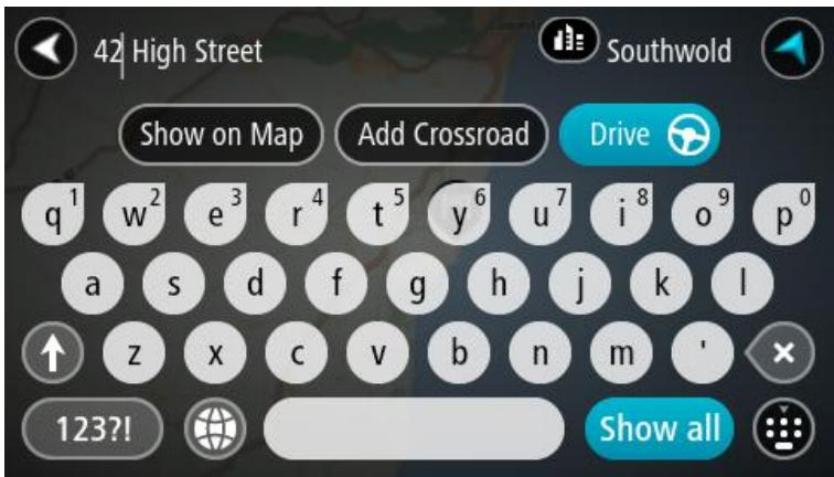 TOMTOM GO 6000 TRUCKER - Planifier un parcours à l'aide de la fonction de recherche - 5
