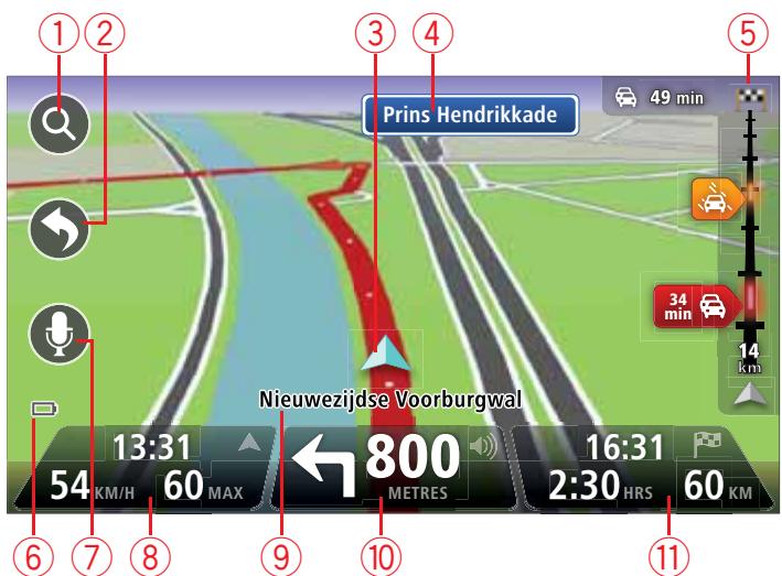 TOMTOM GO LIVE 1000 - Le mode conduite - 1