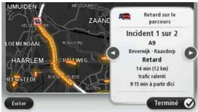 TOMTOM GO LIVE 1005 - Pour en savoir plus sur un incident - 2
