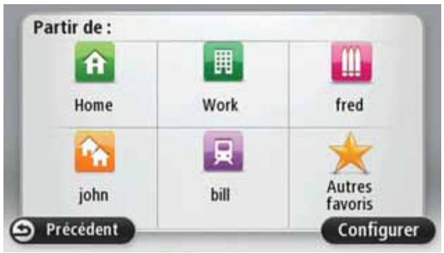 TOMTOM GO LIVE 1005 - Destinations féquentes - 1