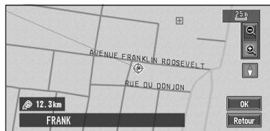 PIONEER AVIC-X1R) - Changement de la position des lieux enregistrés dans le Répertoire - 1