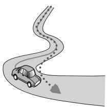 PIONEER AVIC-X1R) - Situations susceptibles de provoquer des erreurs de positionnement - 6