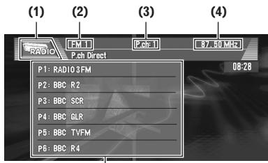 PIONEER AVIC-X1R) - Écoute de la radio - 1