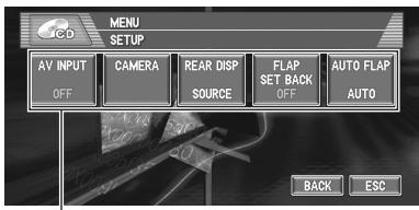 PIONEER AVIC-X1R) - Réglages de configuration - 1