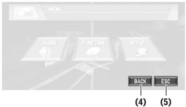 PIONEER AVIC-X1R) - Comment afficher chaque menu - 7