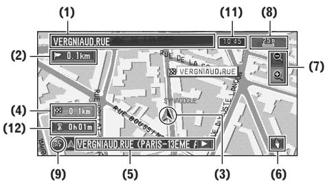 PIONEER AVIC-X1R) - Carte de ville - 1