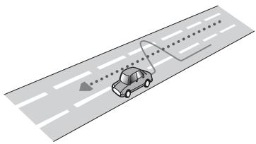 PIONEER AVIC-X1R) - Situations susceptibles de provoquer des erreurs de positionnement - 5