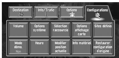 PIONEER AVIC-X1R) - Menu principal - 4