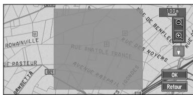 PIONEER AVIC-X1R) - Enregistrement d'une zone à évi-ter - 2
