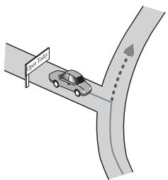 PIONEER AVIC-X1R) - Situations susceptibles de provoquer des erreurs de positionnement - 4