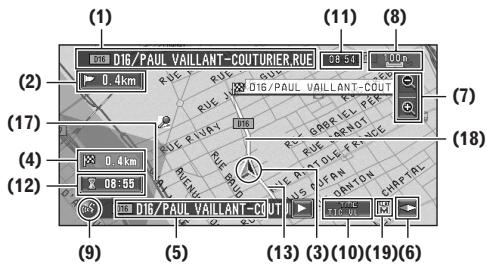 PIONEER AVIC-X1R) - Carte - 1