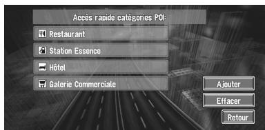 PIONEER AVIC-X1R) - Touche "Ajouter". - 1