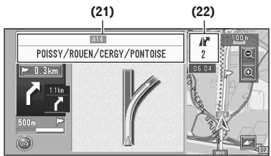 PIONEER AVIC-X1R) - Affichage pendant la conduite sur autoroute - 2