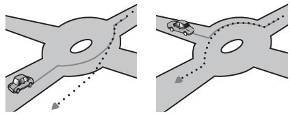 PIONEER AVIC-X1R) - Situations susceptibles de provoquer des erreurs de positionnement - 25