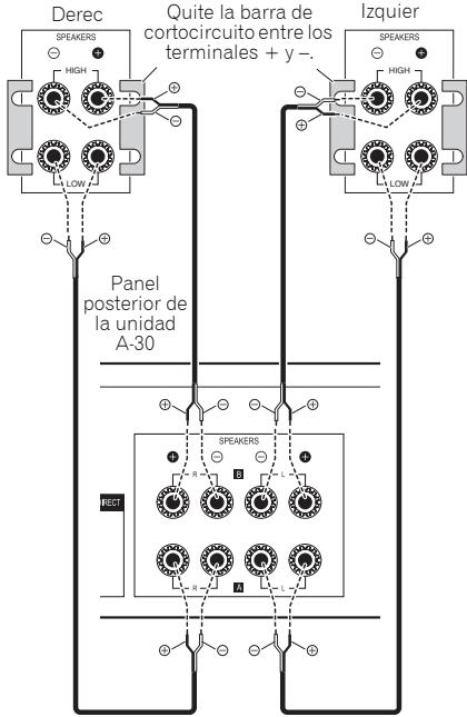 PIONEER A-30 - El "cableado doble" - 1