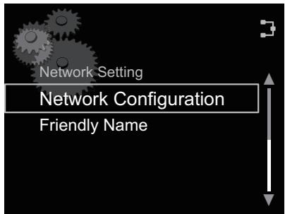 PIONEER N-50-K - Sélectionnez Network Setting  Network Configuration. - 1