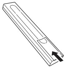 PIONEER N-50-K - Mise en place des piles dans la télécommande - 2