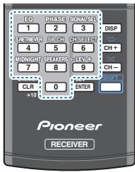 PIONEER VSX-527-K - Sélectionner directement des codes de prépréglement - 2