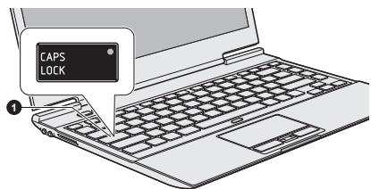 TOSHIBA PORTEGE Z930-14L - Voyants du clavier - 1