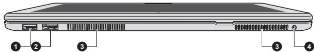 TOSHIBA SATELLITE U920T-119 - Vue arrière - 1