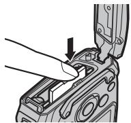 FUJIFILM FINEPIX XP100 - Retrait de la batterie et de la carte mémoire - 2