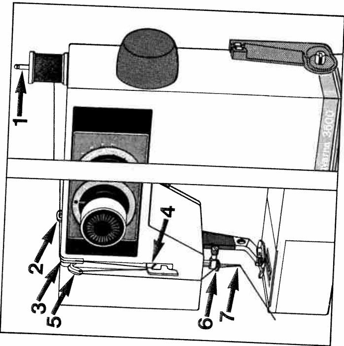 HUSQVARNA 3600 - Threading the upper thread - 1